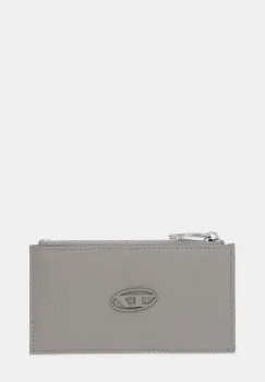 Diesel portofel de piele HISSU EVO HISSU EVO culoarea gri, X10299.P0685 imagine
