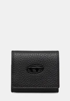 Diesel portofel de piele HISSU EVO HISSU EVO culoarea negru, X10300.P0685 imagine