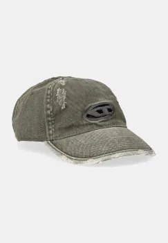 Diesel sapca de baseball din bumbac C-BALL-UTLT culoarea verde, A18036.0EPBD imagine