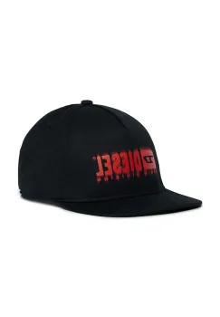 Diesel sapca din bumbac pentru copii FPRITTIL HAT culoarea negru, cu imprimeu, J01908 imagine