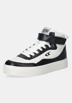Diesel tenisi din piele copii TRACKER-D S-TRACKER D SNEAKERS culoarea negru, BC1039 imagine
