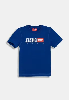 Diesel tricou de bumbac pentru copii TADJUSTK14 T-SHIRT cu imprimeu, J02475 imagine