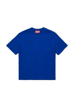 Diesel tricou de bumbac pentru copii TBOGGYMEGOVALD OVER T-SHIRT culoarea alb, cu imprimeu, J02276 imagine