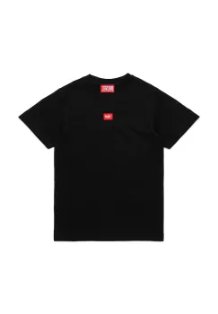 Diesel tricou de bumbac pentru copii TXDIEGO T-SHIRT culoarea negru, cu imprimeu, J02501 imagine
