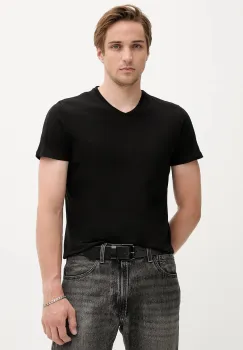 Diesel tricou din bumbac MICHAEL-D-BOX-3PACK 3-pack culoarea negru, uni, A17829.0LIAD imagine