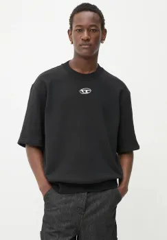 Diesel tricou din bumbac S-COOLING-L1 culoarea negru, uni, A11580.0BMBJ imagine