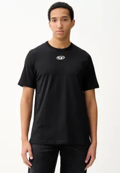 Diesel tricou din bumbac T-ADJUST-OD culoarea negru, cu imprimeu, A17880.0CLBR imagine