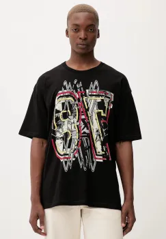 Diesel tricou din bumbac T-BOXT-T8 culoarea negru, cu imprimeu, A18661.0QIAM imagine