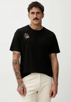 Diesel tricou din bumbac T-NORM-SPIDER culoarea negru, cu imprimeu, A19662.0QIAM imagine