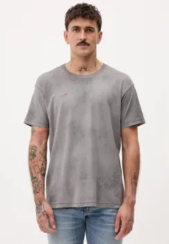 Diesel tricou din bumbac T-NORM-T8 culoarea gri, cu model, A18486.0PLBU imagine