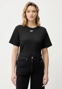 Diesel tricou din bumbac T-NORMY-OD-S1 culoarea negru, A20399.0JMBB imagine