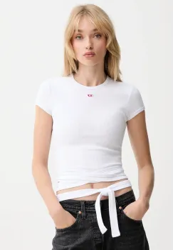 Diesel tricou T-BUNNY-TAIL culoarea alb, A19337.0EJAI imagine