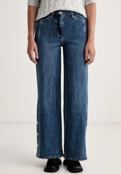 DKNY  blugi wide leg pentru femei imagine