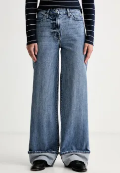 DKNY blugi wide leg pentru femei imagine