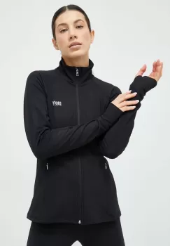 Dkny bluza femei, culoarea negru, cu imprimeu imagine