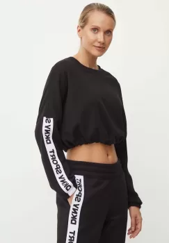 Dkny bluza femei, culoarea negru, cu imprimeu, DP4T9939 imagine