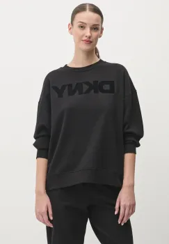 Dkny bluza femei, culoarea negru, cu imprimeu, DP5T1140 imagine