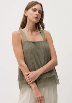 Dkny bluza femei, culoarea verde, neted, P4DHSXMO imagine