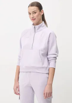 Dkny bluza femei, culoarea violet, cu imprimeu, DP5T9993 imagine