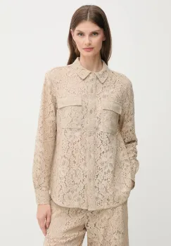 Dkny camasa culoarea gri, cu guler clasic, regular, DJ5W2132 imagine