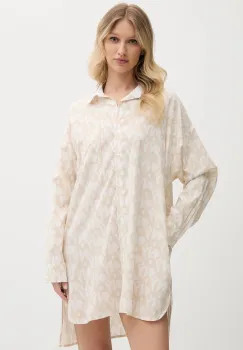 Dkny camasa de noapte culoarea bej, YI30048 imagine