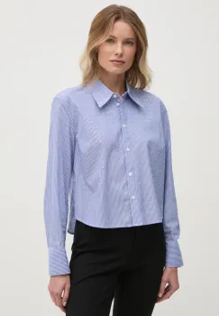 Dkny camasa femei, cu guler clasic, relaxed, DJ4W2099 imagine