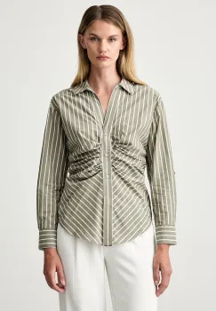 DKNY camasa pentru femei din bumbac imagine