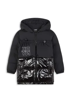 Dkny geaca copii culoarea negru, D60234 imagine