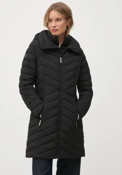 Dkny geaca femei, culoarea negru, de tranzitie, DLEMPN46 imagine