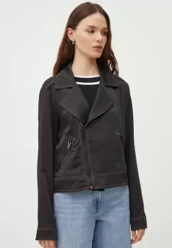 Dkny geaca femei, culoarea negru, de tranzitie, P4ECT080 imagine