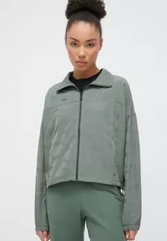 Dkny geaca femei, culoarea verde, de tranzitie, oversize imagine