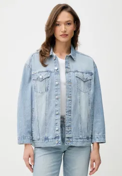 Dkny geaca jeans imagine