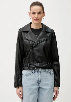 Dkny geaca ramones culoarea negru, de tranzitie, DJ4J6026 imagine