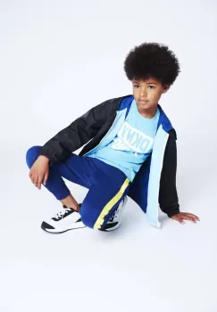 Dkny geaca reversibila pentru copii culoarea albastru marin imagine