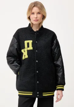 DKNY geaca varsity pentru femei imagine