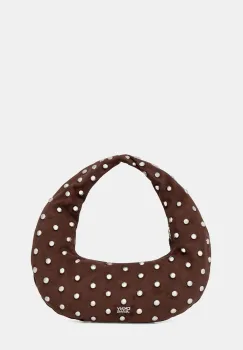 DKNY geanta croissant pentru femei cu imitatie de piele intoarsa KATYA imagine
