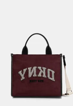 DKNY geanta crossbody pentru femei cu imitatie de piele intoarsa imagine