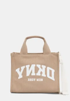 DKNY geanta crossbody pentru femei din bumbac imagine