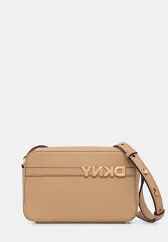 Dkny geanta de piele culoarea negru, R51E1J31 imagine