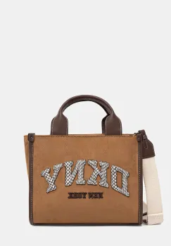 DKNY geanta pentru femei cu imitatie de piele intoarsa imagine