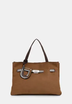 DKNY geanta shopper pentru femei cu imitatie de piele intoarsa BRYAR imagine