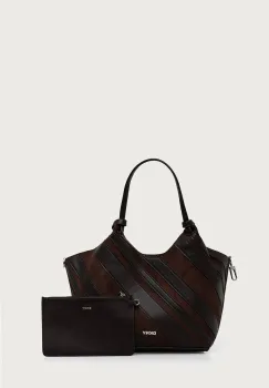 DKNY  geanta shopper pentru femei cu imitatie de piele intoarsa imagine