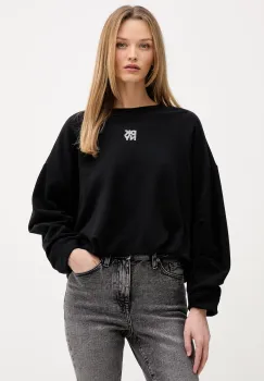 DKNY hanorac pentru femei din bumbac imagine