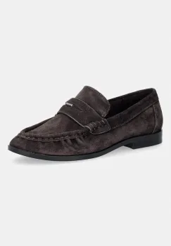DKNY loafers slip-on pentru femei din piele intoarsa DAWES imagine