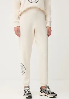 Dkny pantaloni de trening culoarea bej, cu imprimeu, DP5P3667 imagine