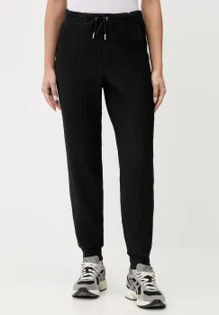 Dkny pantaloni de trening culoarea negru, neted, DP5P3498 imagine