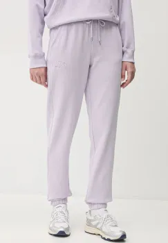 Dkny pantaloni de trening culoarea violet, neted, DP4P3471 imagine