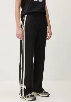 Dkny pantaloni de trening din bumbac femei, culoarea negru, uni, DP5P3616 imagine