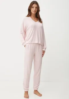 Dkny pijama femei, culoarea roz, YI90020 imagine