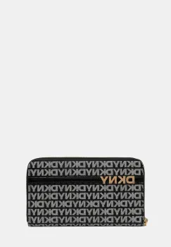 Dkny portofel culoarea negru, R5215M28 imagine
